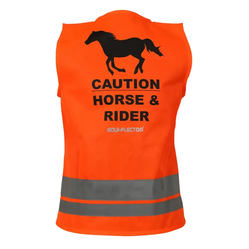 Shires Equi-Flector Adult Saftey Vest - Orange-1